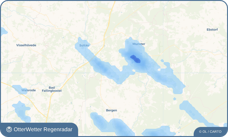 OtterWetter Regenradar-Widget Wietzendorf