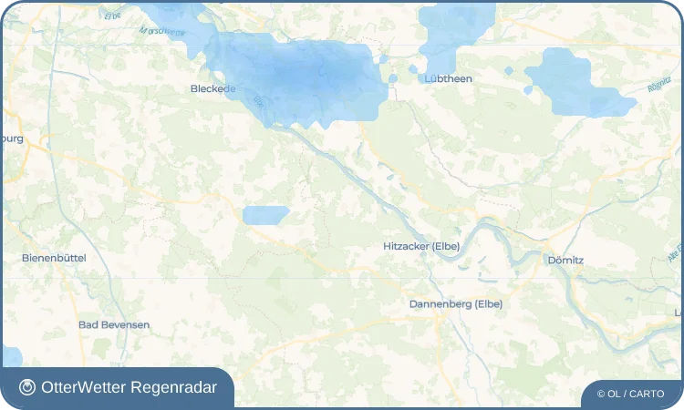 Wetter-Widget-Vorschau mit Vorhersagedaten für Wietzetze