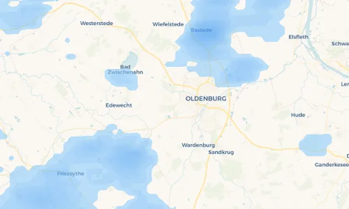 Regenradar Vorschaubild - Aktuelle Niederschläge in Wildenloh und Umgebung