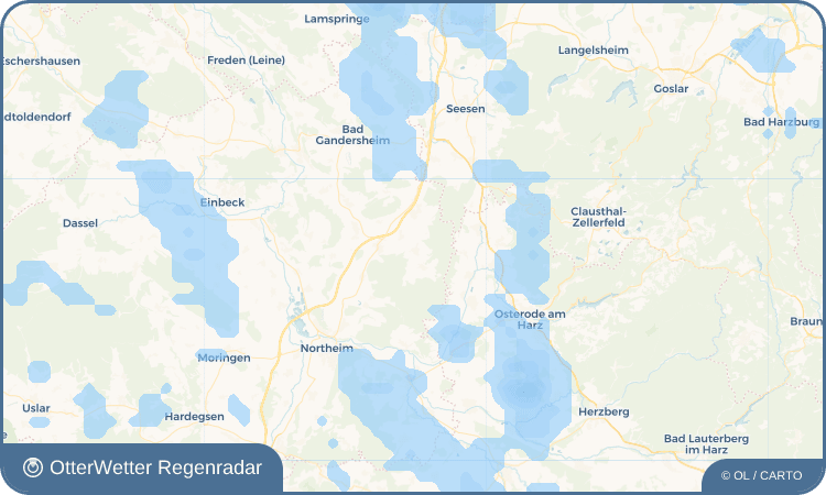 Wetter-Widget-Vorschau mit Vorhersagedaten für Willershausen