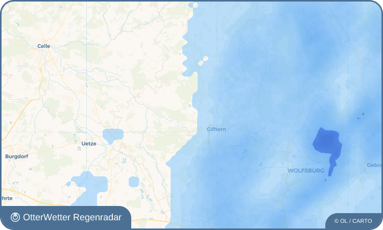 OtterWetter Regenradar-Widget Wilsche