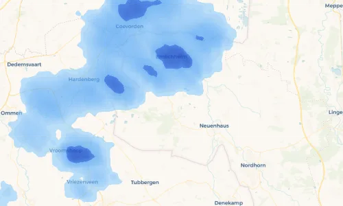 Regenradar Vorschaubild - Aktuelle Niederschläge in Wilsum und Umgebung