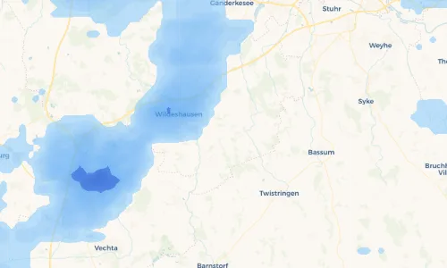 Regenradar Vorschaubild - Aktuelle Niederschläge in Winkelsett und Umgebung