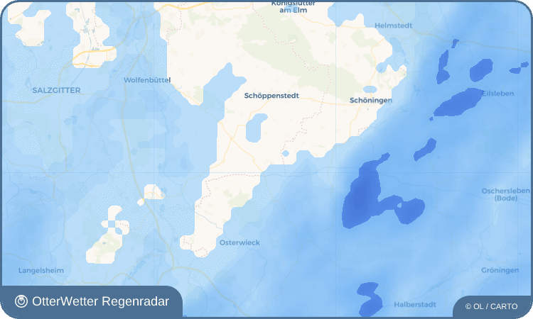 OtterWetter Regenradar-Widget Winnigstedt