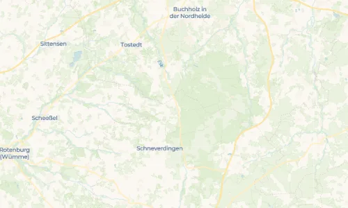 Regenradar Vorschaubild - Aktuelle Niederschläge in Wintermoor an der Chaussee und Umgebung