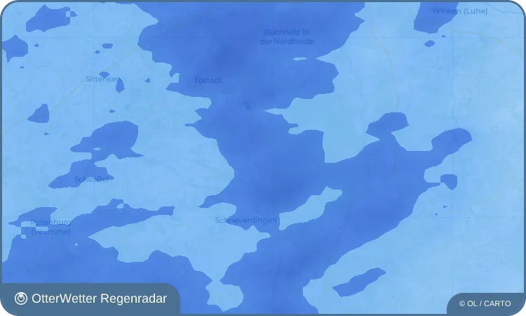 Wetter-Widget-Vorschau mit Vorhersagedaten für Wintermoor an der Chaussee