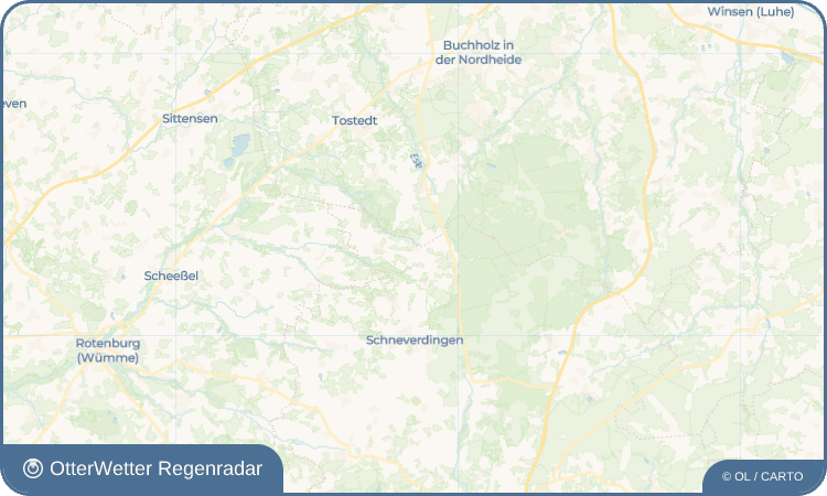 OtterWetter Regenradar-Widget Wintermoor-Geversdorf