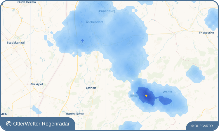 OtterWetter Regenradar-Widget Wippingen