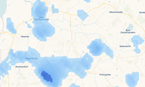 Regenradar Vorschaubild - Aktuelle Niederschläge in Wittensand - Wietsound und Umgebung