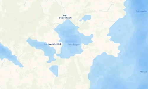 Regenradar Vorschaubild - Aktuelle Niederschläge in Wittingen und Umgebung