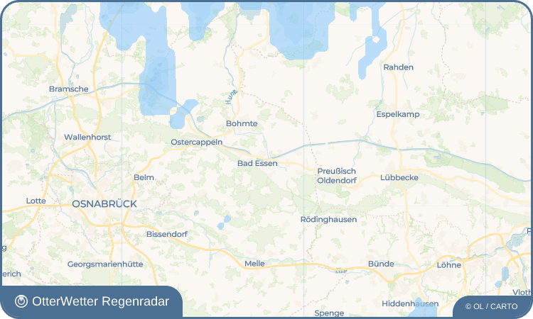 OtterWetter Regenradar-Widget Wittlage