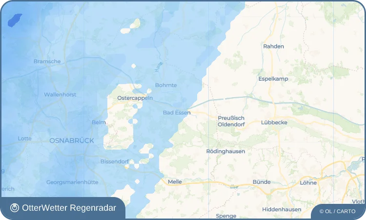 Wetter-Widget-Vorschau mit Vorhersagedaten für Wittlage