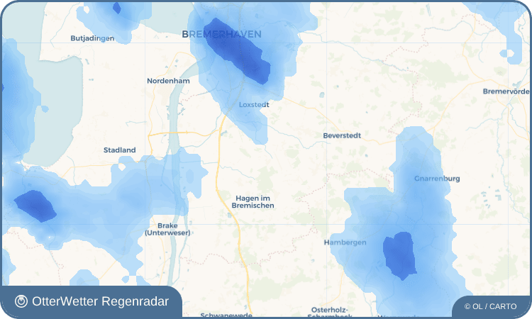 OtterWetter Regenradar-Widget Wittstedt