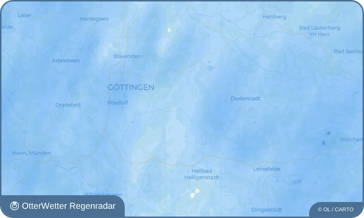 OtterWetter Regenradar-Widget Wöllmarshausen