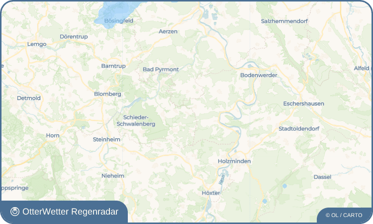 OtterWetter Regenradar-Widget Wörderfeld