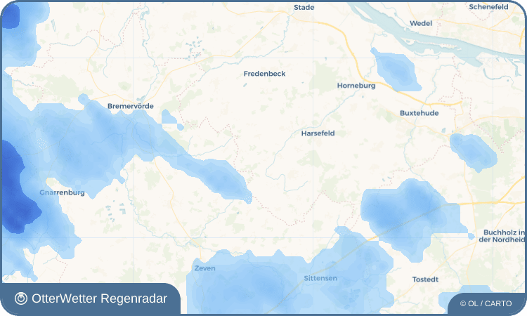 OtterWetter Regenradar-Widget Wohlerst