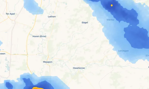 Regenradar Vorschaubild - Aktuelle Niederschläge in Wolkenburg und Umgebung