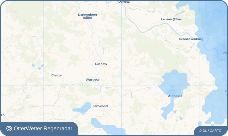 OtterWetter Regenradar-Widget Woltersdorf