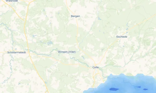 Regenradar Vorschaubild - Aktuelle Niederschläge in Wolthausen und Umgebung