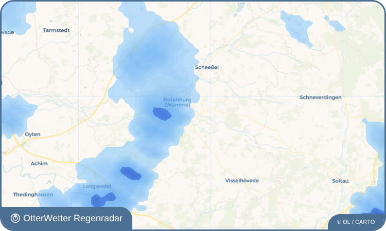 Wetter-Widget-Vorschau mit Vorhersagedaten für Worth