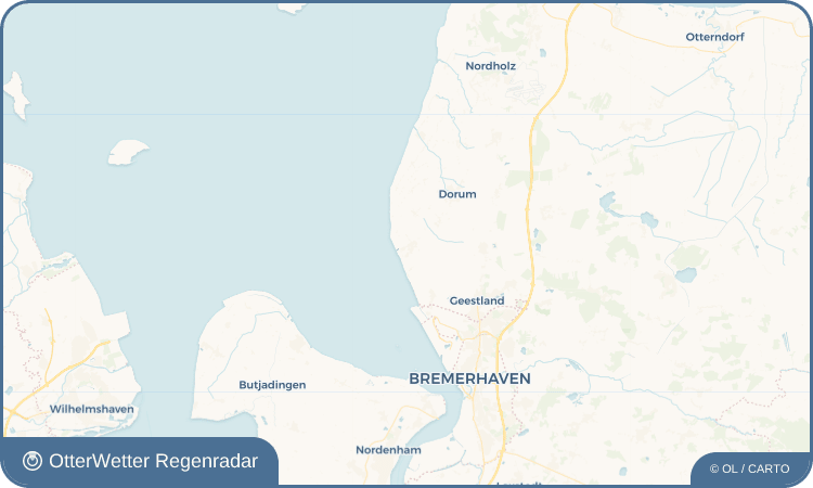 Widget-Vorschau für Wremen Wetter-Widget-Vorschau mit Vorhersagedaten für Wremen