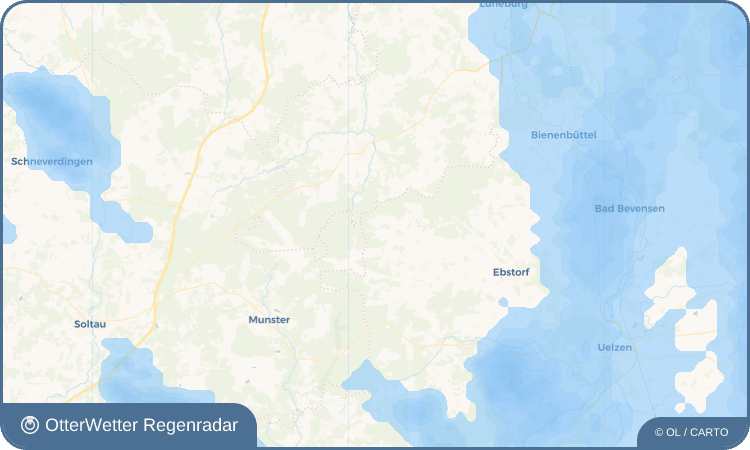 OtterWetter Regenradar-Widget Wulfsode