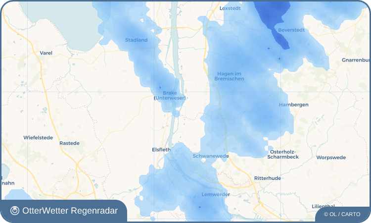 Wetter-Widget-Vorschau mit Vorhersagedaten für Wurthfleth