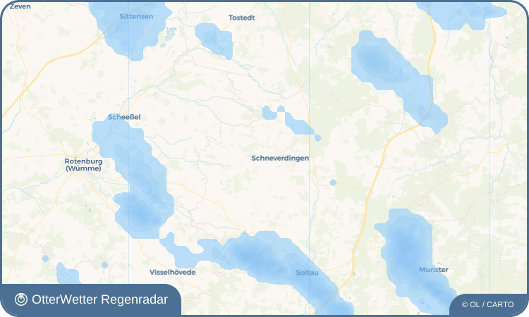 Wetter-Widget-Vorschau mit Vorhersagedaten für Zahrensen