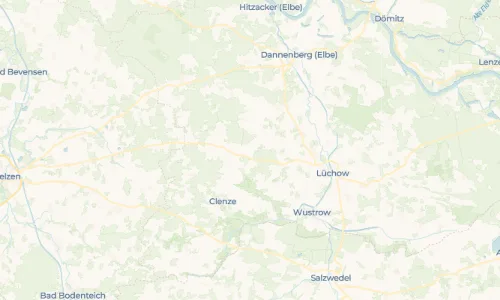 Regenradar Vorschaubild - Aktuelle Niederschläge in Zebelin und Umgebung
