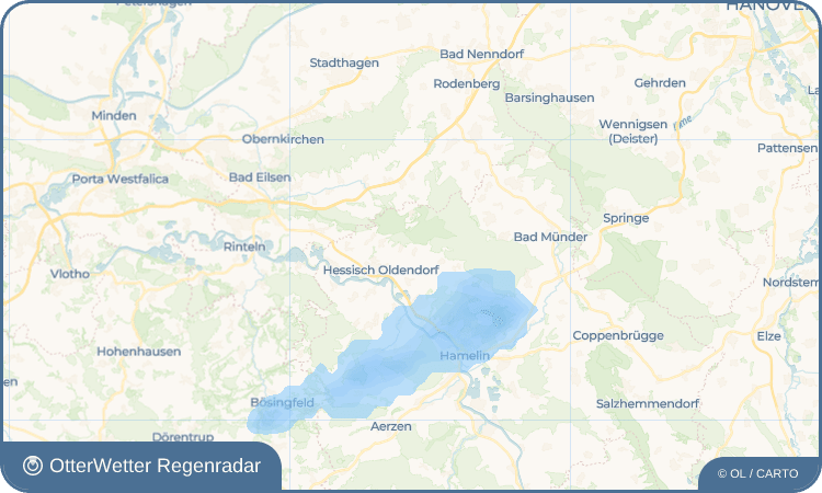 OtterWetter Regenradar-Widget Zersen