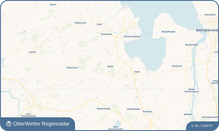 Wetter-Widget-Vorschau mit Vorhersagedaten für Zetel