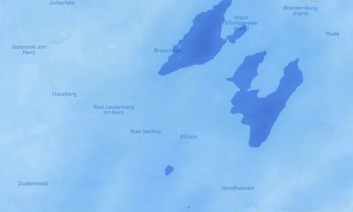 Regenradar Vorschaubild - Aktuelle Niederschläge in Zorge und Umgebung