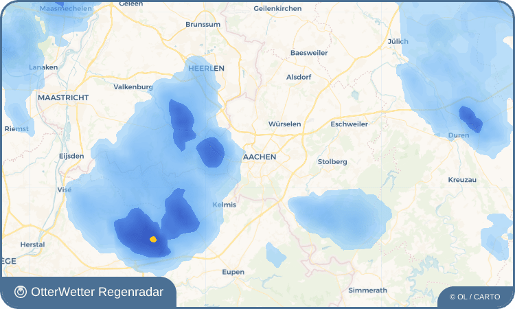 OtterWetter Regenradar-Widget Aachen