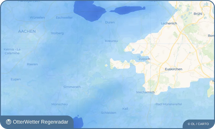 Widget-Vorschau für Abenden Wetter-Widget-Vorschau mit Vorhersagedaten für Abenden