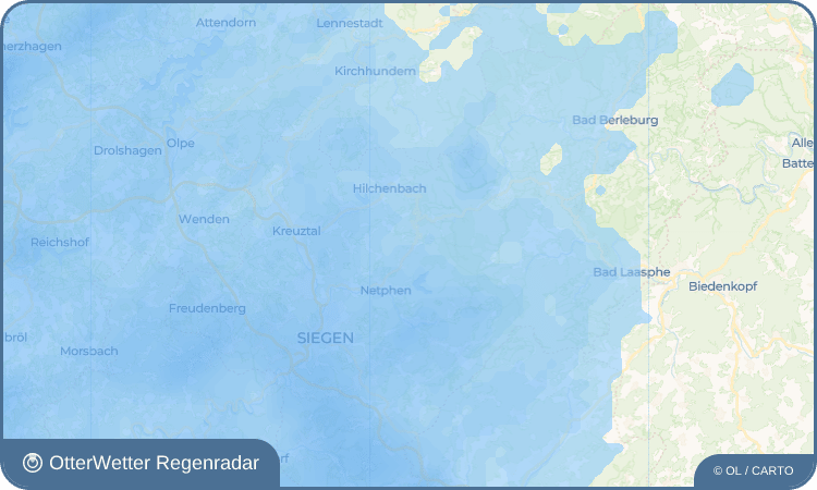OtterWetter Regenradar-Widget Afholderbach