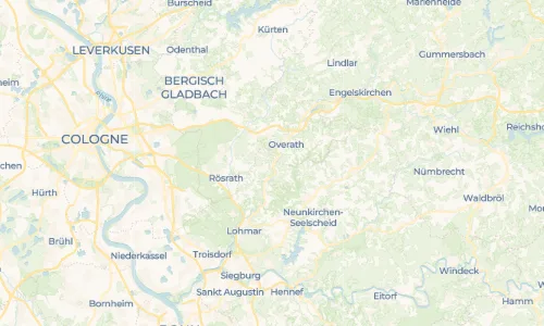 Regenradar Agger: aktuelle Niederschläge in Agger und Umgebung, Stand 23. Oktober 2026 um 21:25 Uhr