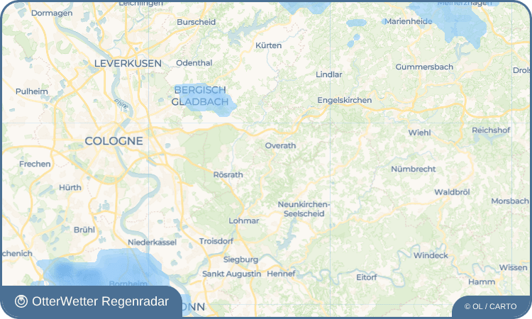 OtterWetter Regenradar-Widget Agger