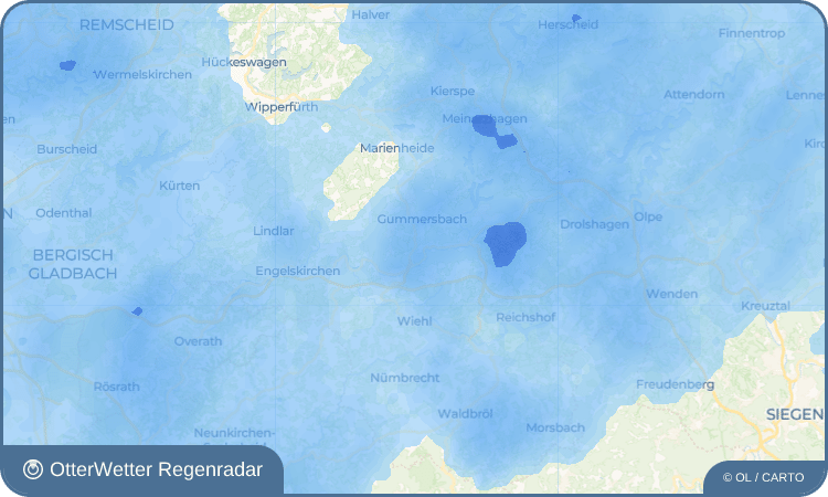 OtterWetter Regenradar-Widget Ahlefeld