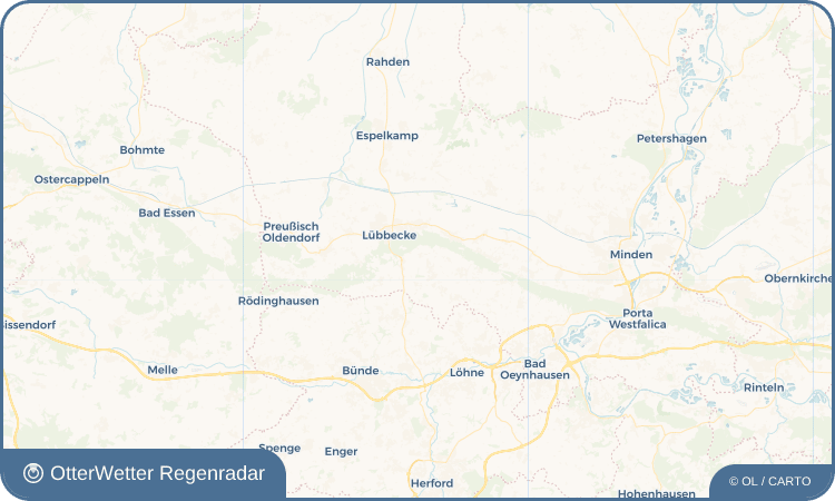 OtterWetter Regenradar-Widget Ahlsen