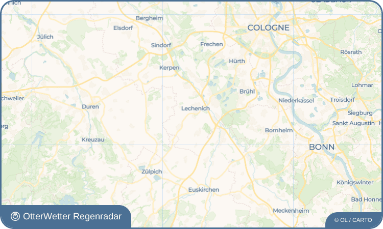 OtterWetter Regenradar-Widget Ahrem
