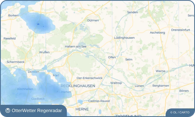 Widget-Vorschau für Ahsen Wetter-Widget-Vorschau mit Vorhersagedaten für Ahsen