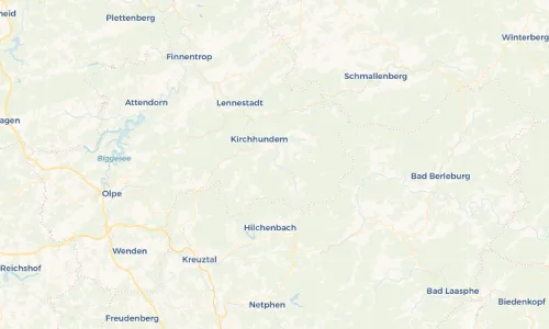 Regenradar Vorschaubild - Aktuelle Niederschläge in Albaum und Umgebung