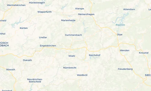 Regenradar Vorschaubild - Aktuelle Niederschläge in Alferzhagen und Umgebung