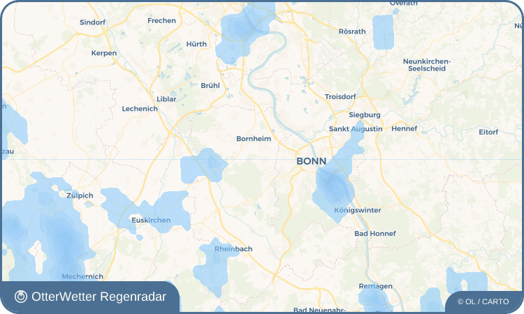 OtterWetter Regenradar-Widget Alfter