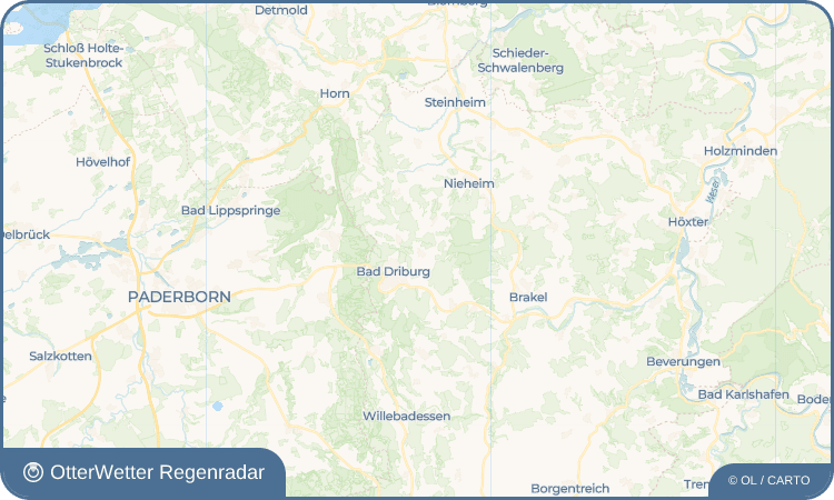 OtterWetter Regenradar-Widget Alhausen