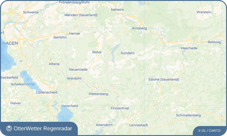 OtterWetter Regenradar-Widget Allendorf