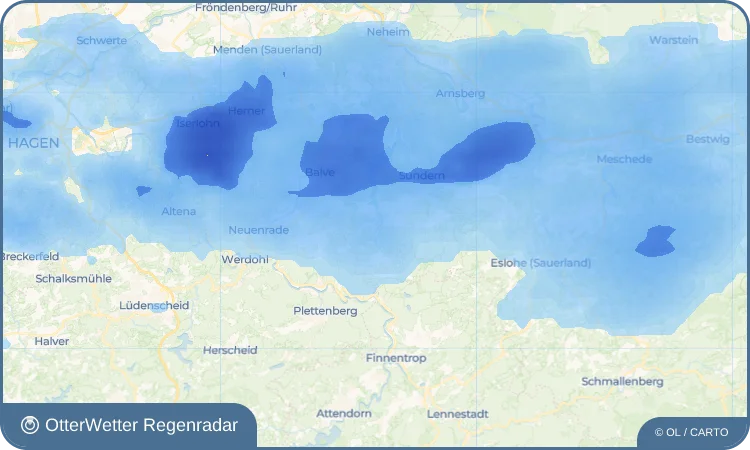Wetter-Widget-Vorschau mit Vorhersagedaten für Allendorf