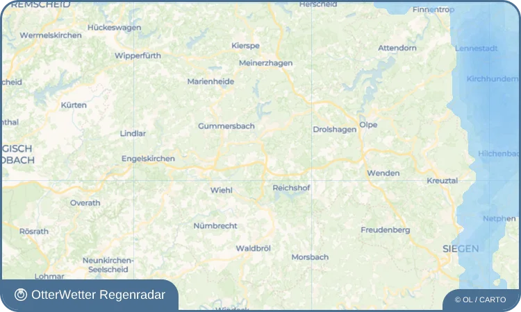 Widget-Vorschau für Allinghausen Wetter-Widget-Vorschau mit Vorhersagedaten für Allinghausen