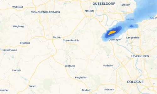 Regenradar-Vorschau: aktuelle Niederschläge in Allrath und Umgebung