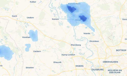 Regenradar Vorschaubild - Aktuelle Niederschläge in Alpen und Umgebung